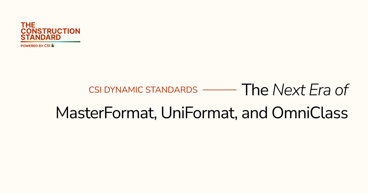 UniFormat Element B – Shell | The Construction Standard